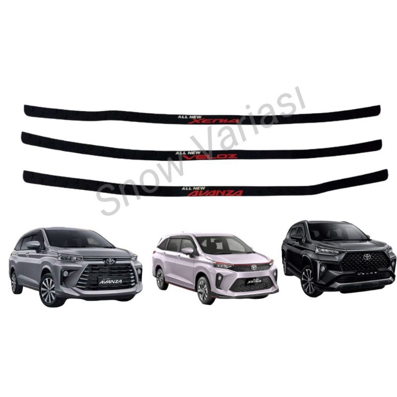 Sillplate Belakang Avanza Veloz Xenia 2021 2022 Up GR SPORT Hitam