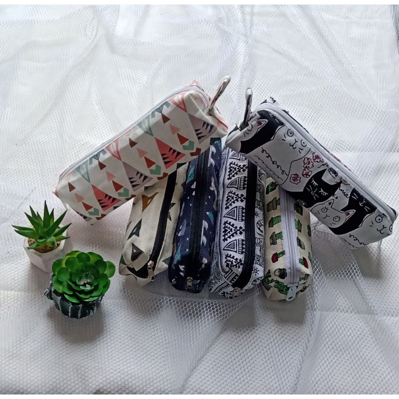 

Tepak Pensil / Kotak Pensil Premium / Tepak Kanvas / Tempat Pensil / Pencil Case / Kotak Pensil Kanvas /