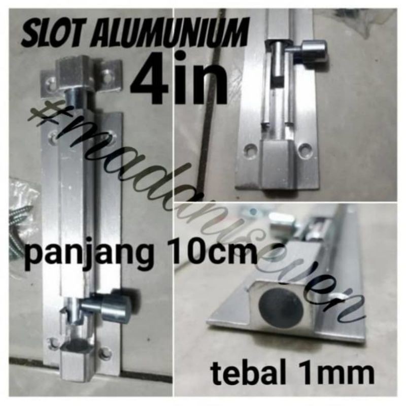 Slot Pintu Rumah / Grendel Pintu Rumah Aluminium termurah Termurah