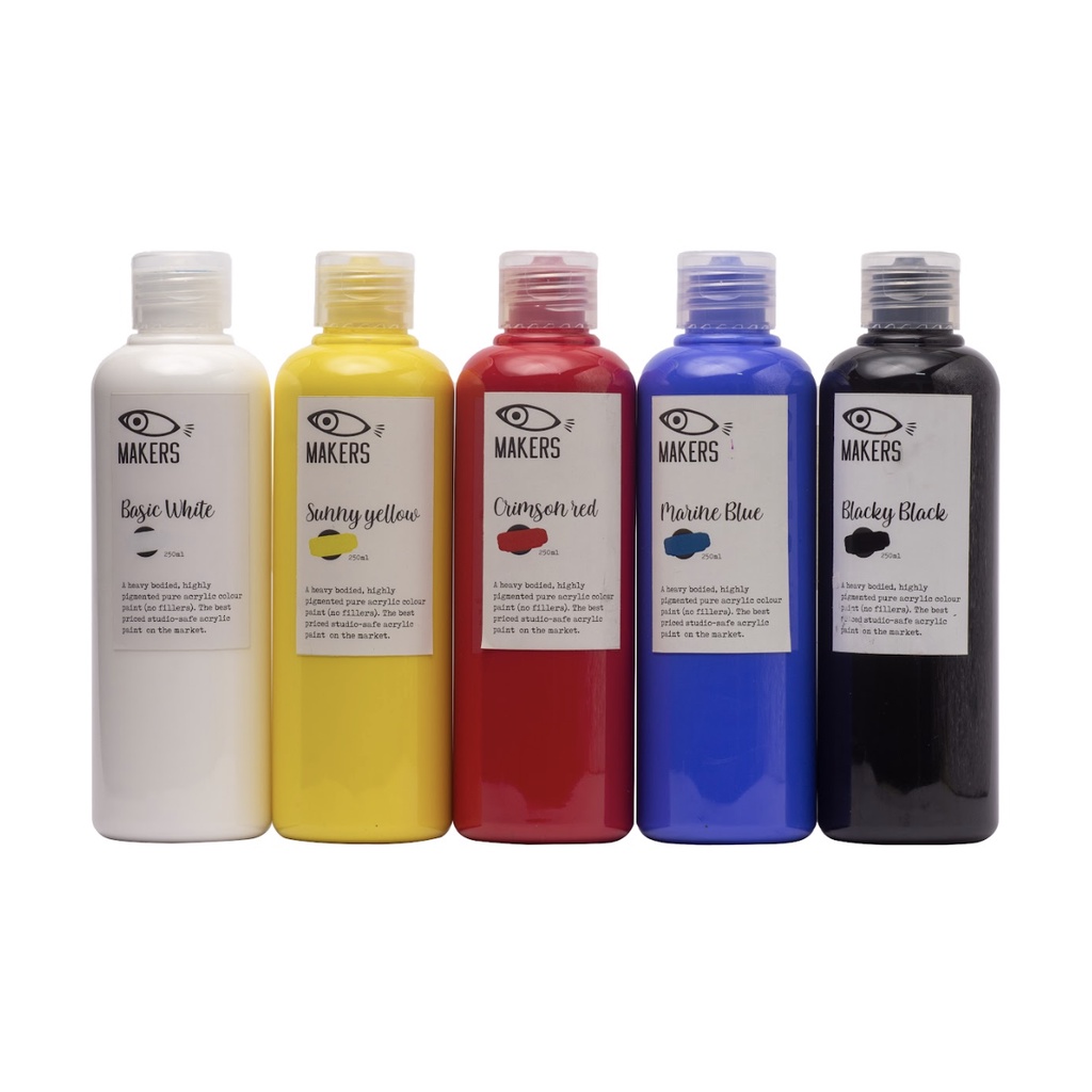 

Acrylic Paint Set of 5 by MAKERS