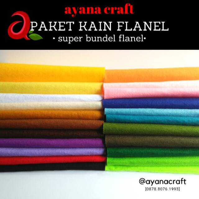 Paket Kain Flanel Terlengkap Untuk Pemula