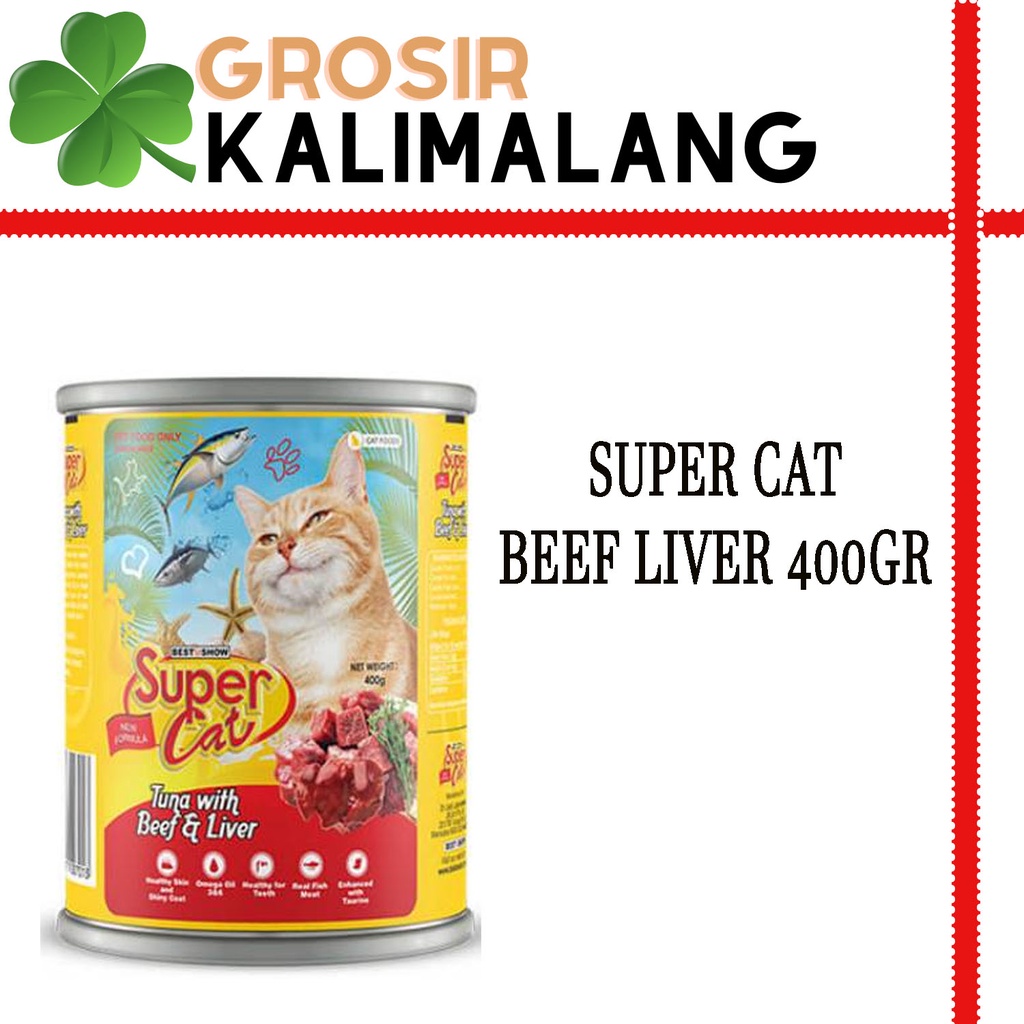 Super Cat Adult Beef Liver 400gr