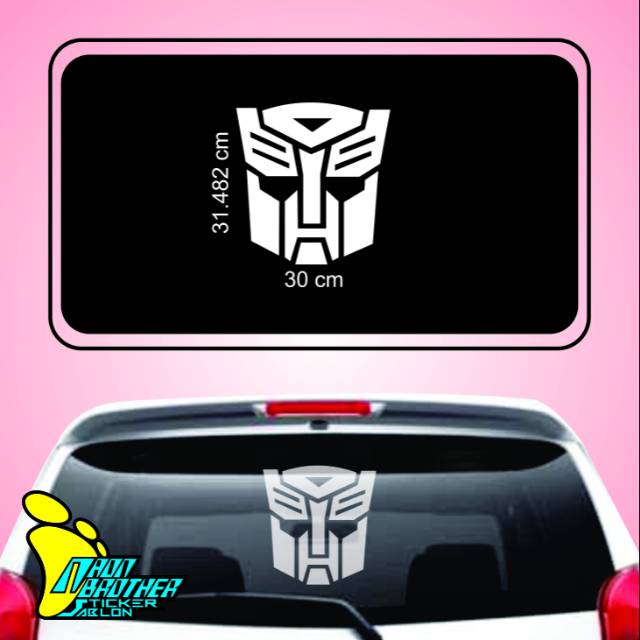 

Stiker/ sticker transformers 30 x 31 cm