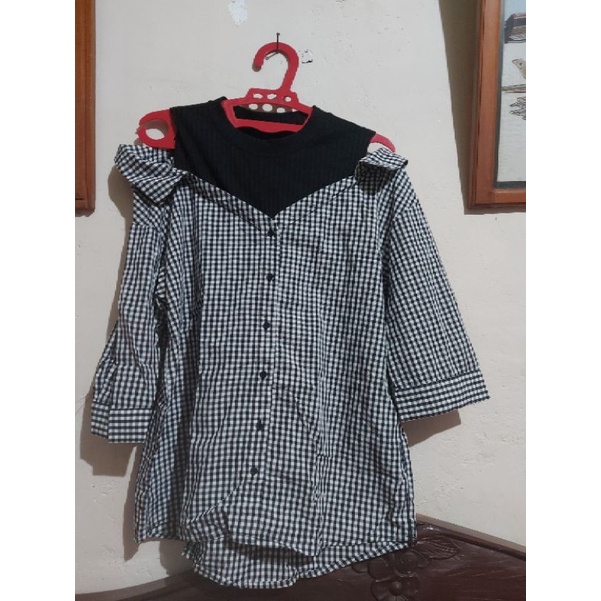 New Atasan Kemeja Sabrina Brand YISHION