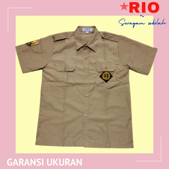 [COD] Baju pramuka penggalang penegak sd smp sma - L4 TERPERCAYA