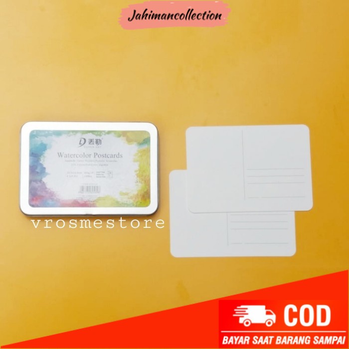 

✨ BISA COD ✨ Dwurer Watercolor Postcard Paper - Cold Pressed 300gsm (10.5 x 14.8cm)