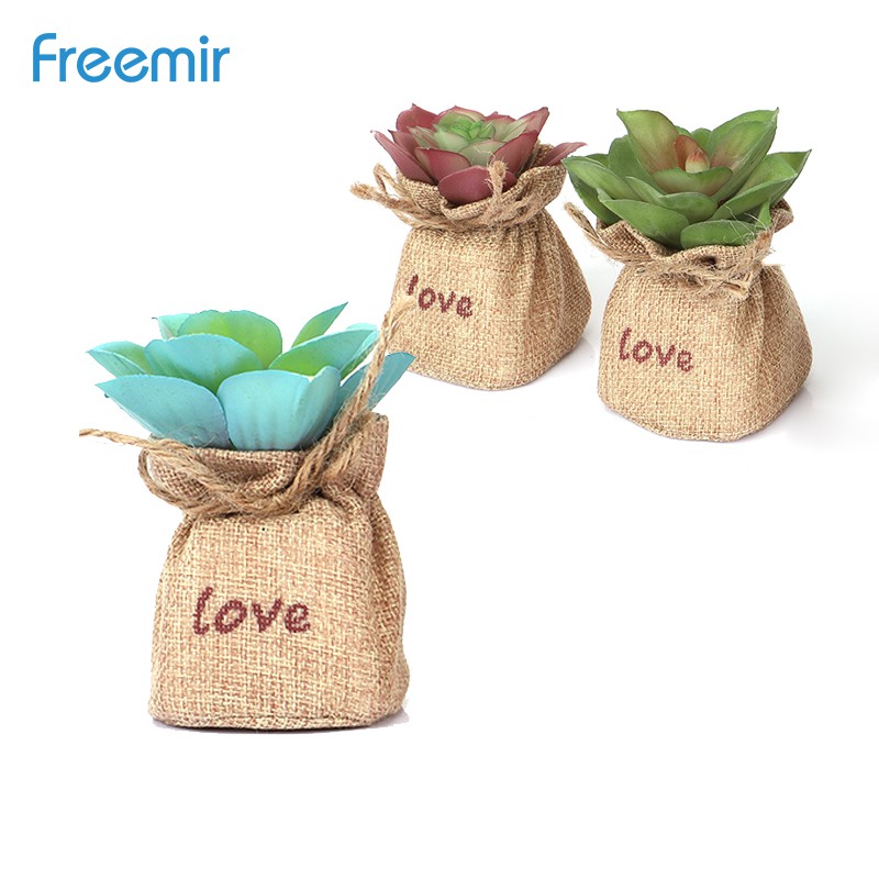 Freemir Tanaman  Pot  lotus  Hias plastik Imitasi Artificial 