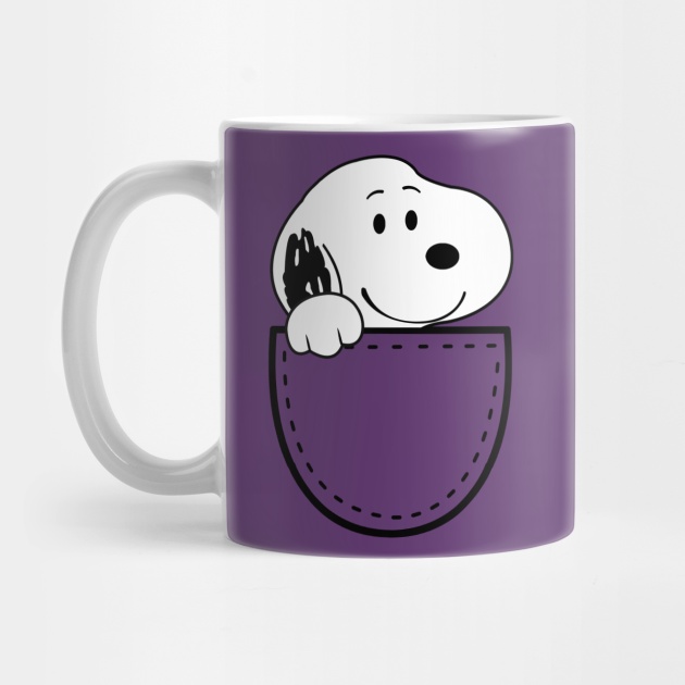 Mug Cangir Snoopy in Pocket Snoopy