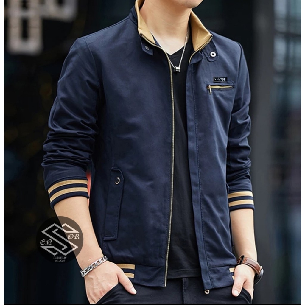 TERMURAH ! Bomber Casual Polos Original Sensor Bomber Pilot - Jaket Bomber Pria