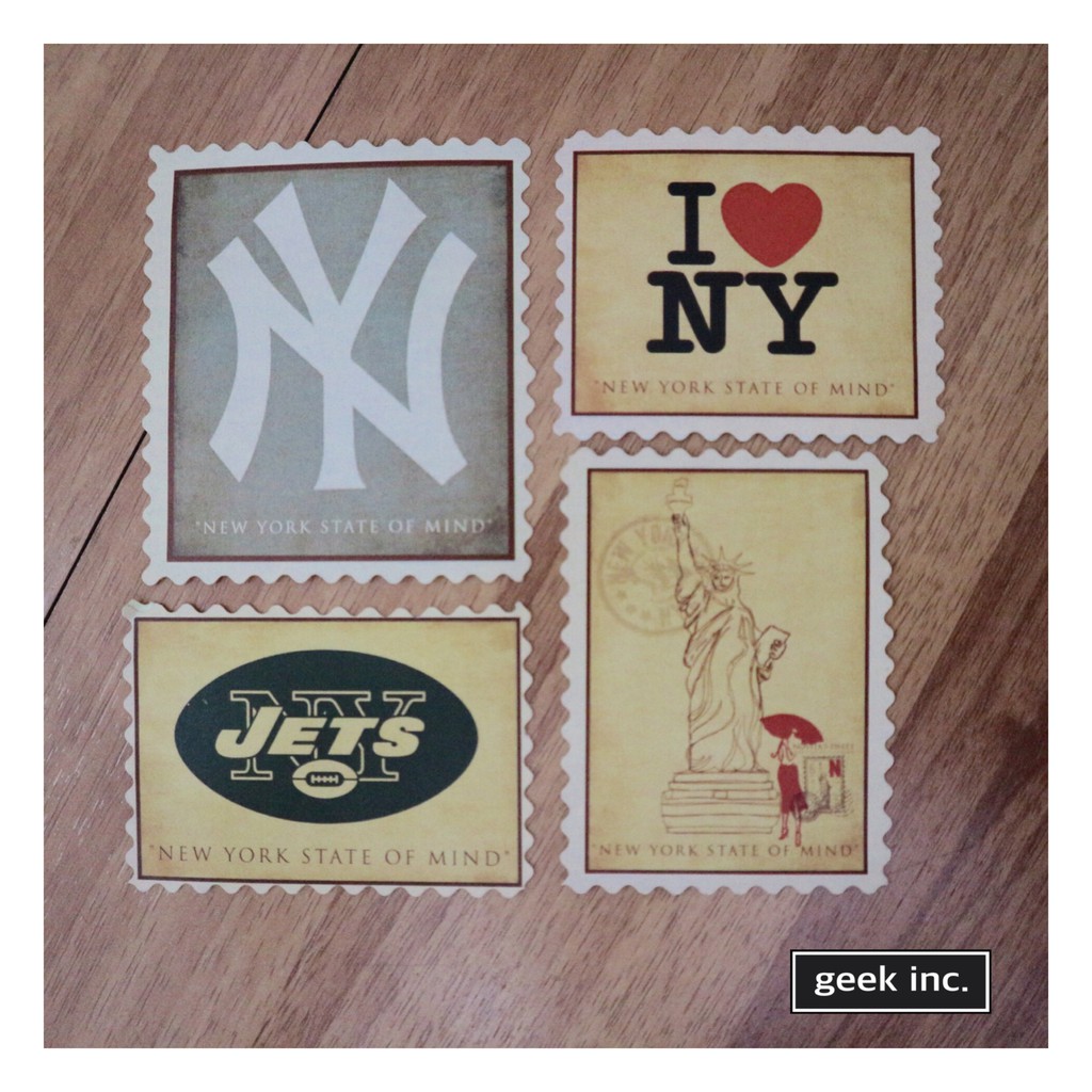 

Stationery - New York State of Mind |Sticker / Gambar Tempel - Original