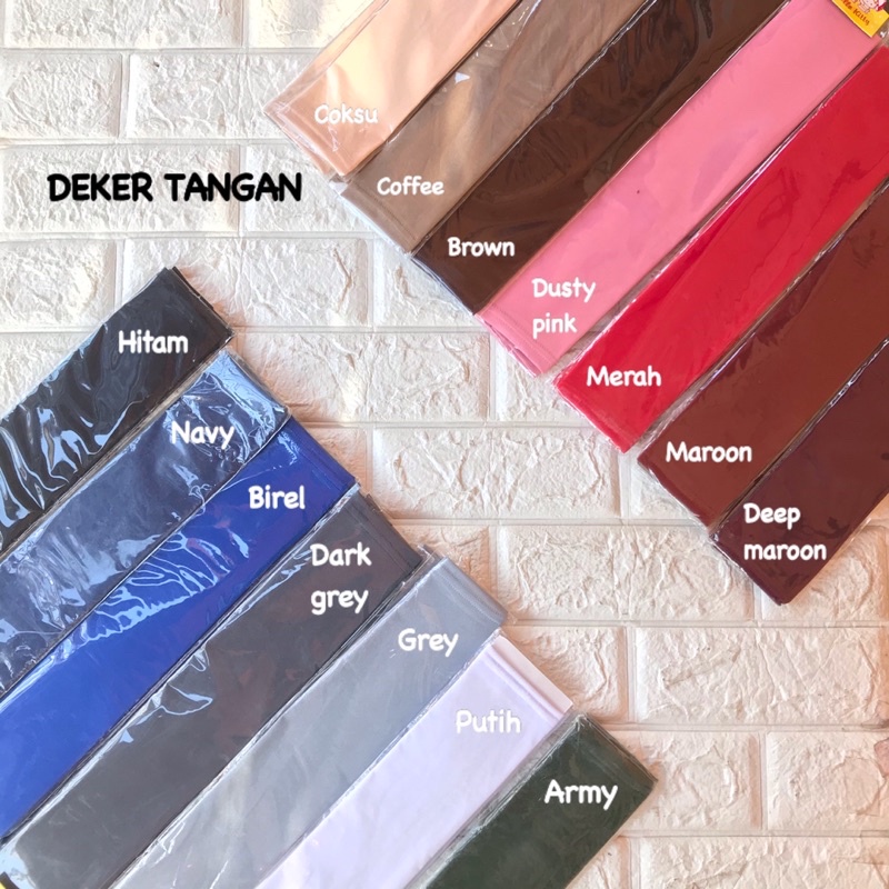 MANSET TANGAN / DEKER TANGAN BAHAN SPANDEX