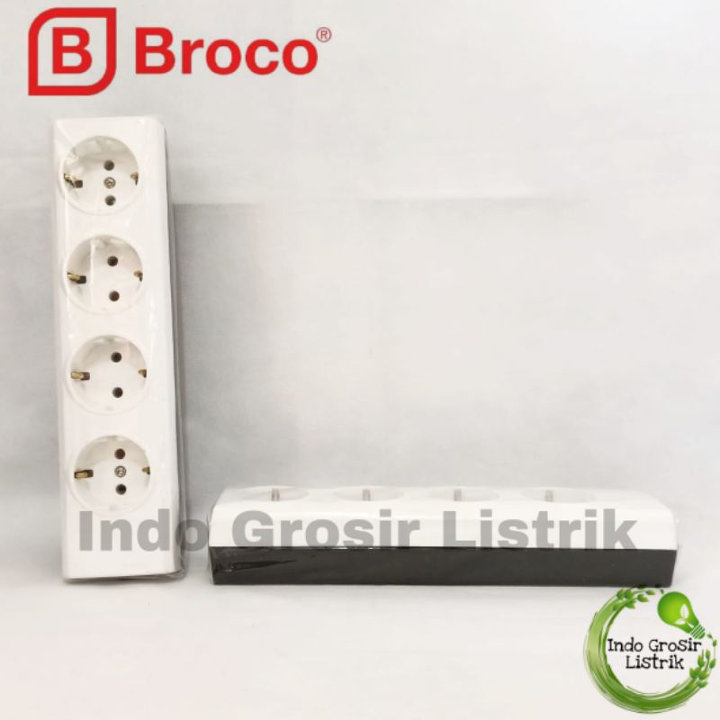 Stop Kontak 4 Lubang Tutup Broco Outbow Stop Kontak 4 Lubang NCP