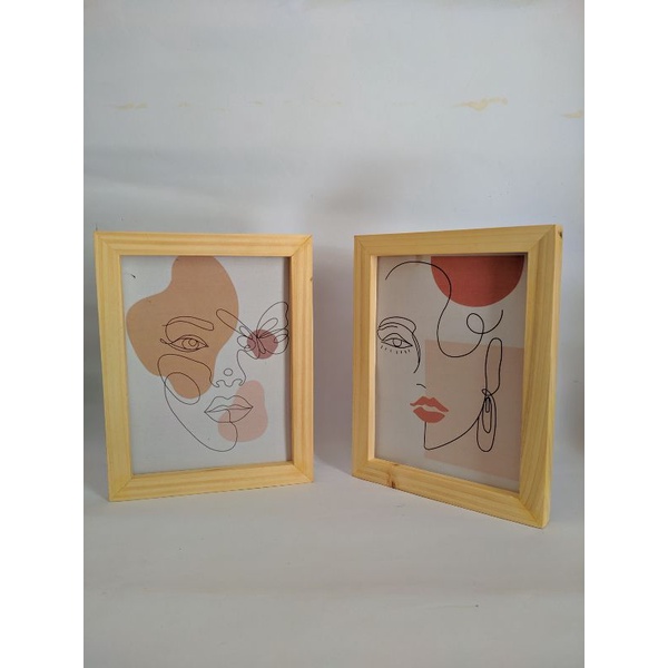 bingkai murah 6R / bingkai foto / figura kayu / figura foto / frame kayu / frame foto