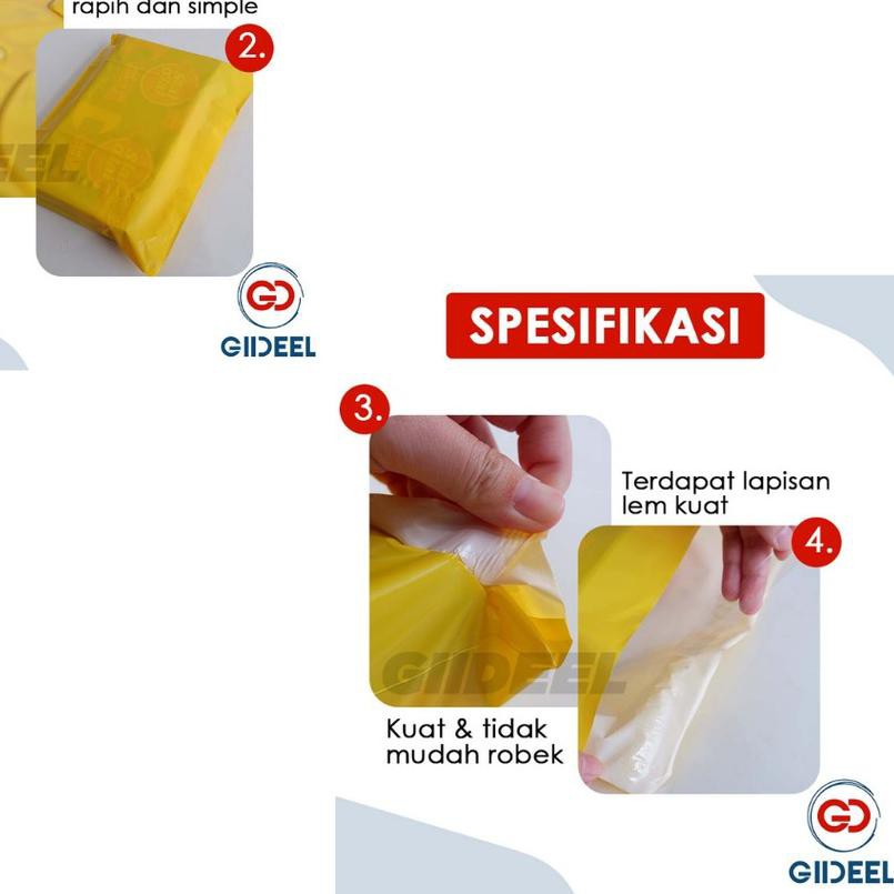 

➧ PLASTIK POLYMAILER IMPORT BERWARNA 28X42 CM ISI 100 LEMBAR TEBAL 100% BERKUALITAS ▲
