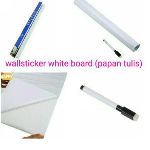 

Kirim Sekarang YBC Papan Tulis White Board wallpaper whiteboard sticker Warna Putih Size 45cm x 2m 6