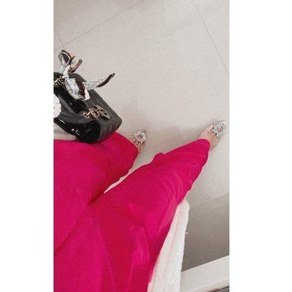 kulot highwaist Fuschia /murah/kulot fuschia /Baca Deskripski say "VN.20Au22ᴼ"