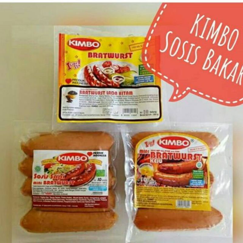 

SOSIS KIMBO 500GR / SOSIS 500GR / KIMBO COCKTAIL