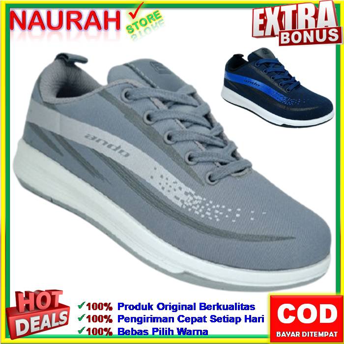 SEPATU ANDO ANANTA 100% ORIGINAL SNEAKERS PRIA WANITA SPORTY EDISI TERBATAS