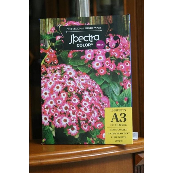 

➷ PAPER FOTO SPECTRA 260GRM SILKY A3 ♢