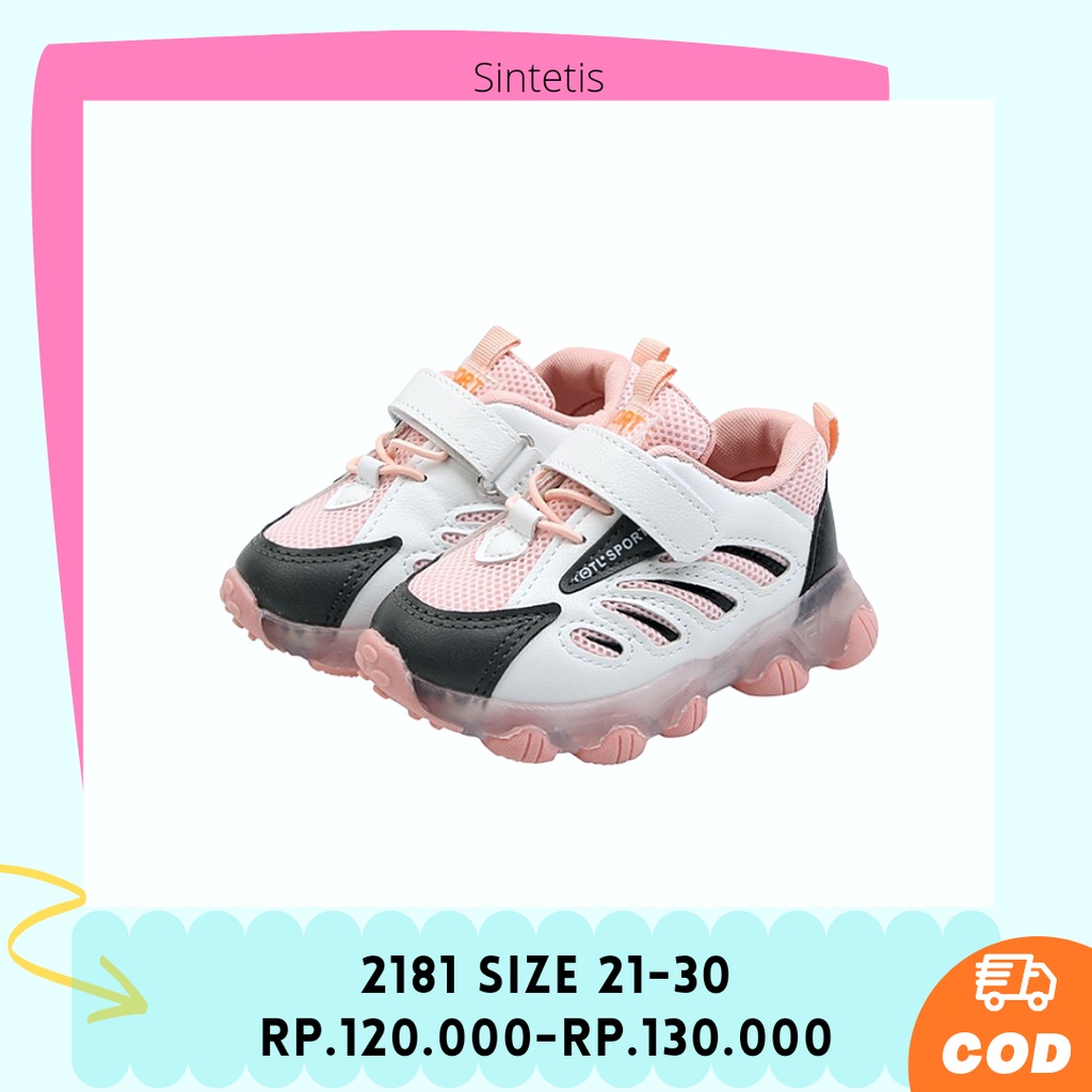 SEPATU LED ANAK PEREMPUAN/C-2181/SEPATU ANAK IMPORT