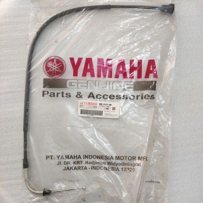 Kabel cable tali sulur pelor gas Throttle bagian A atas Yamaha RXS RX special - YT115 Original 3HB-F