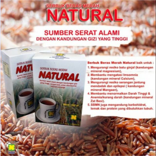 Serbuk Beras Merah Natural(Nutrisi pasca operasi)