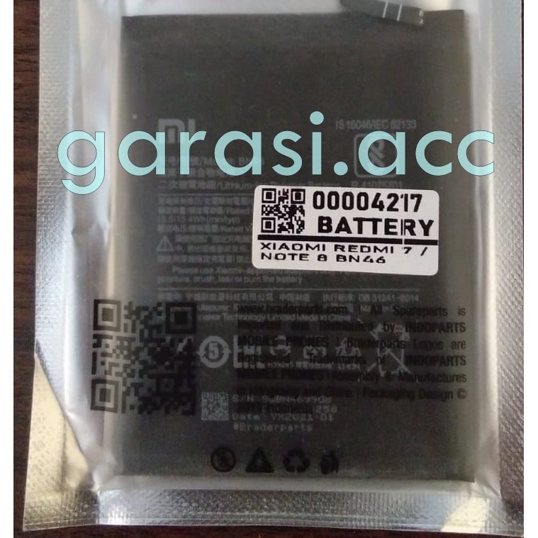 Batre Xiaomi Redmi 7 Redmi Note 8 BN46
