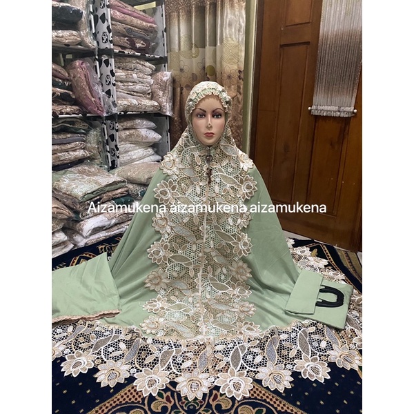 mukena katun warna tawon twoton full kd (COD)