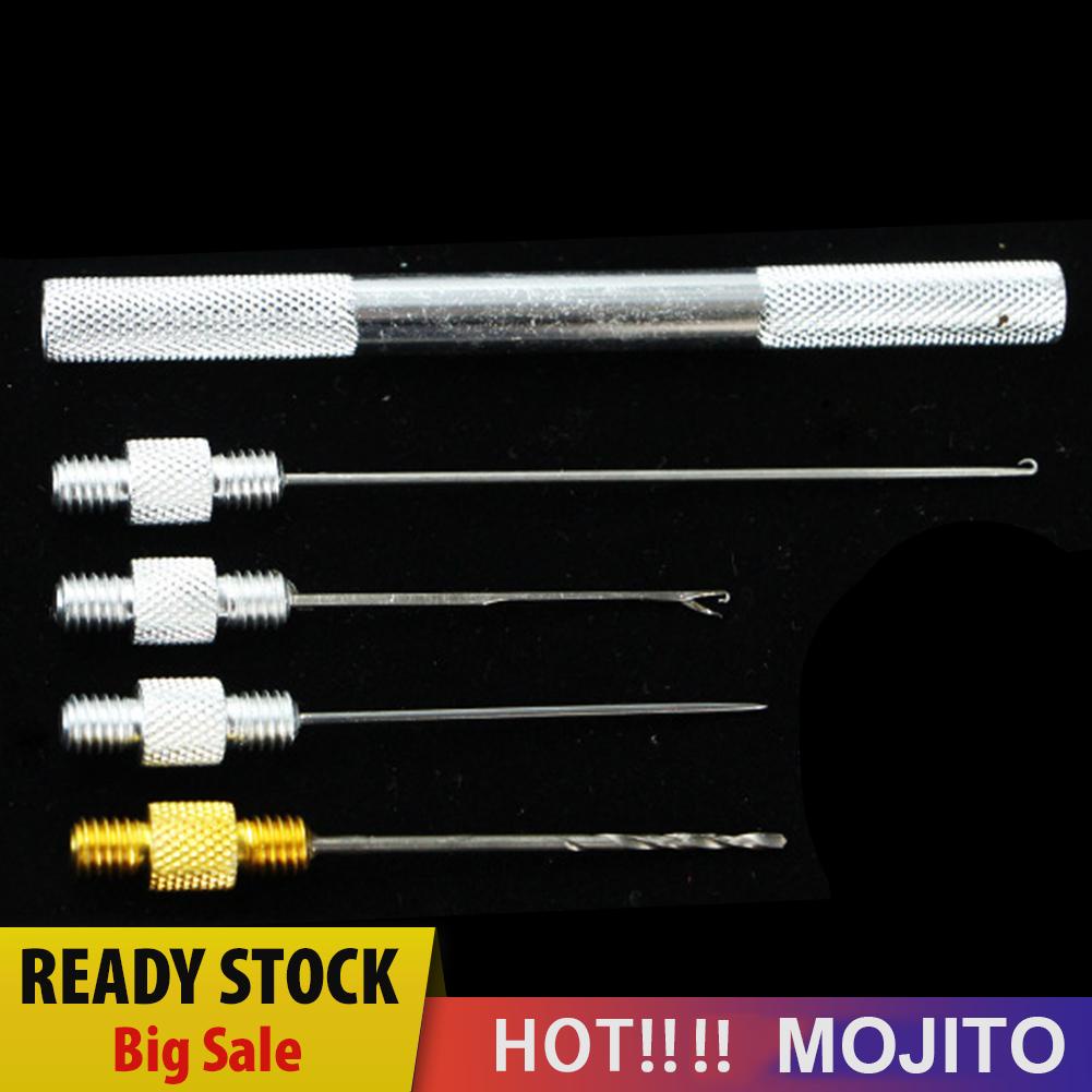 5pcs / Set Jarum Bor Umpan Pancing Untuk Membuat Hair Rigs