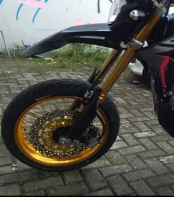 Piringan Cakram Disc  SPC/SCARLET MX Supermoto Depan 320mm 300mm Plus Braket KLX 150 CRF 150L