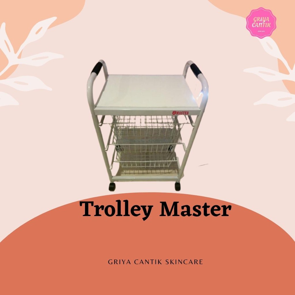 Trolly Master Rak 3 Susun/ Trolly Master Rak Master Facial Trolly Facial Kualitas Bagus Berkualitas