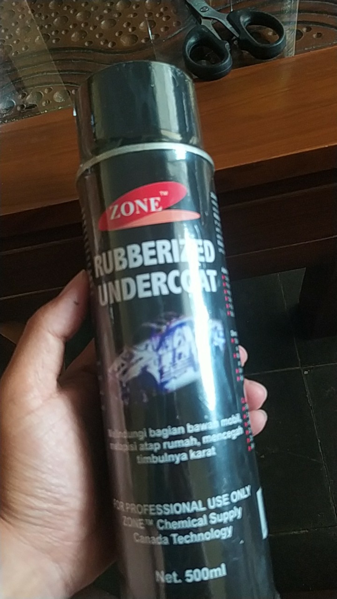 Rubberized Undercoat 500gram - Flintkote Spray Anti Karat