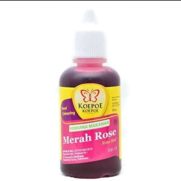 

KOEPOE KOEPOE PEWARNA MAKANAN MERAH ROSE 30 ML