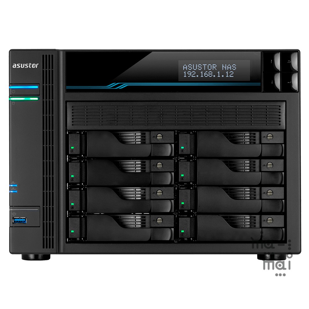 ASUSTOR AS6508T 8GB RAM 8-Bay NAS diskless Intel Denverton Quad-Core