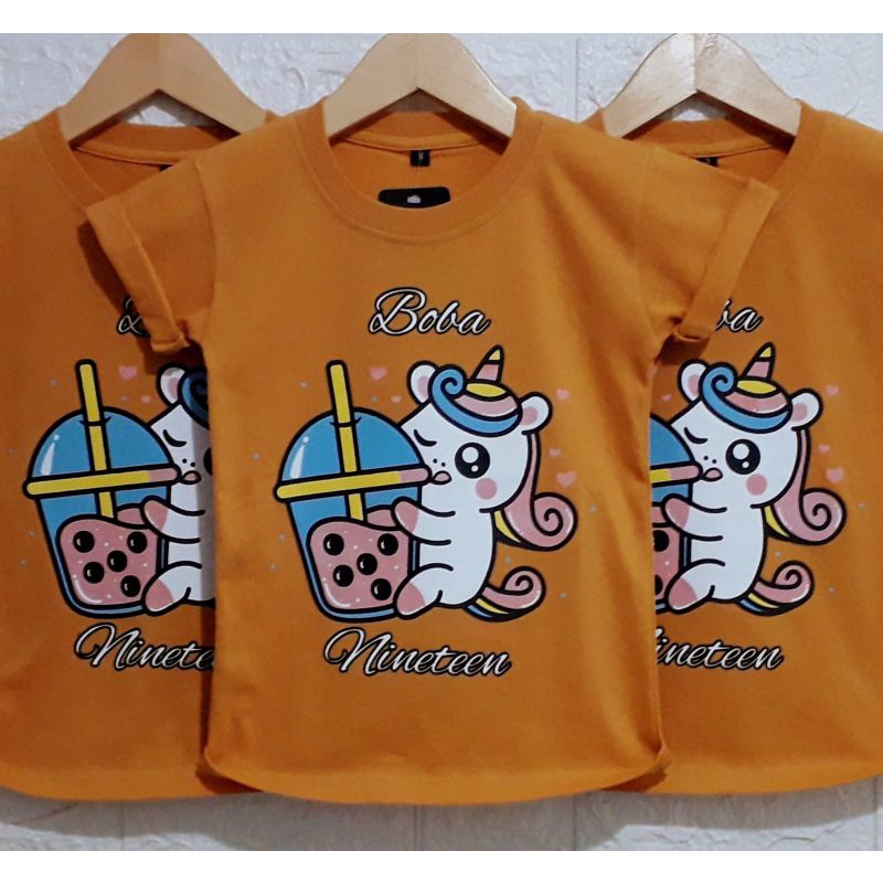 Baju Anak premium 100%katun/ Kaos Anak 1-8th/ Kaos Nineteen star