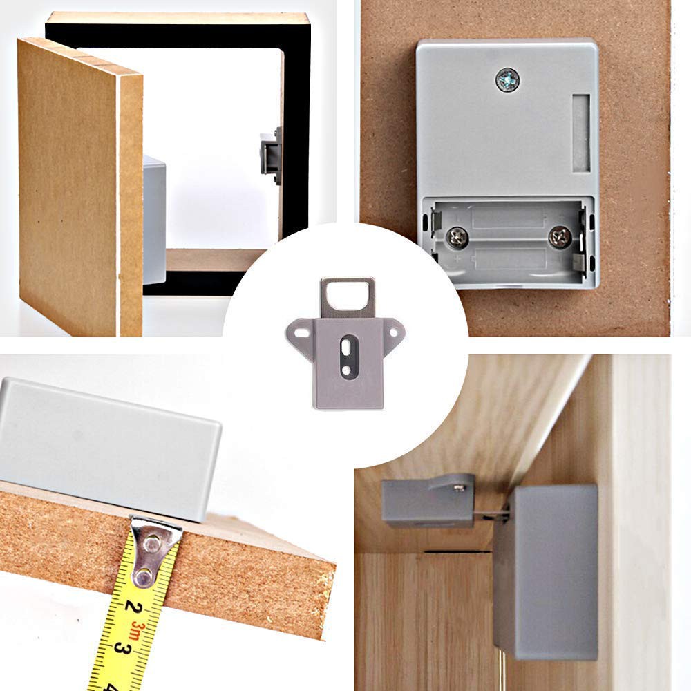 Golden Security Kunci Lemari/pengaman furniture Sensor RFID Keyless Cabinet Door Lock.