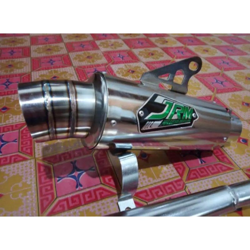 knalpot racing JRm  revo karbu /fi blade supra x 125