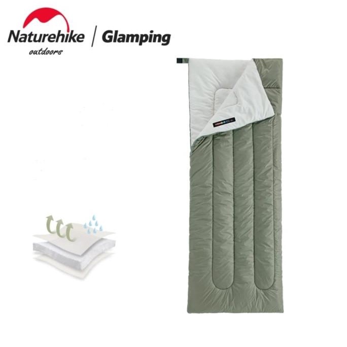 [COD] Sleeping bag naturehike NH19S015-D H150 envelope ultralight NEW Kode 1035