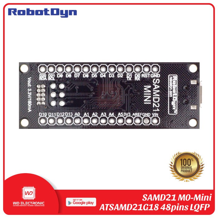 ROBOTDYN SAMD21 M0 MINI ORIGINAL SAMD21 MCU