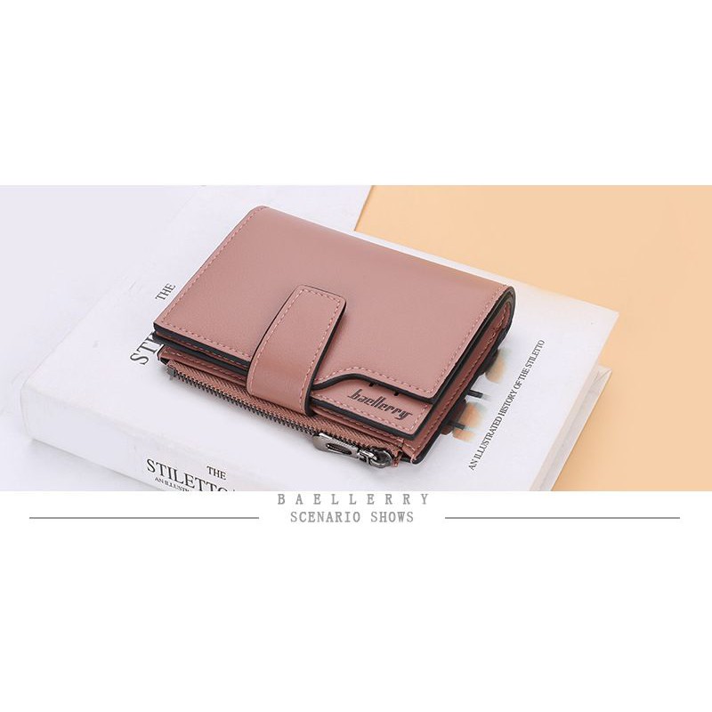 BAELLERRY N5013 Dompet Wanita Kecil Bahan Kulit PU Leather Premium WATCHKITE WKOS