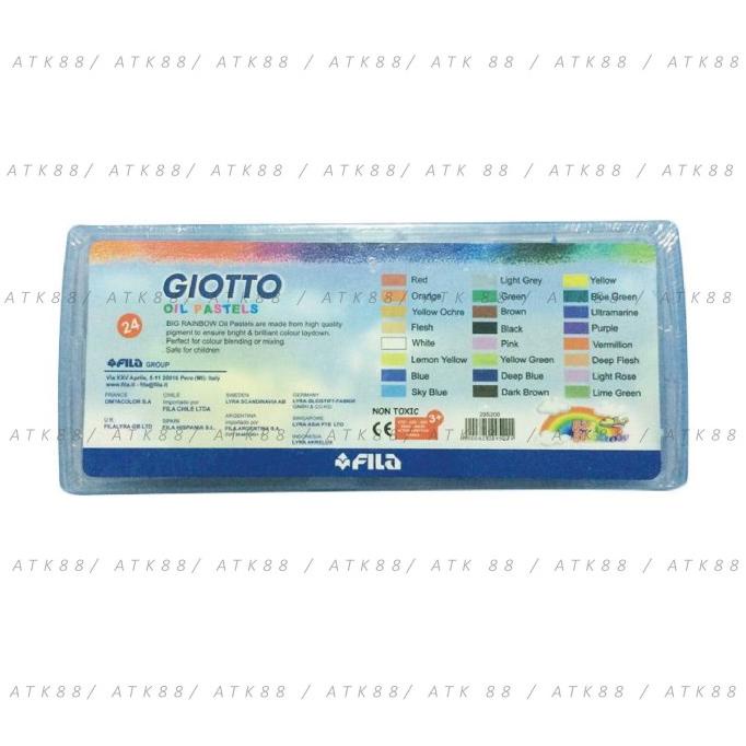 

(BISA COD) Giotto Oil Pastel 24 Warna Set Big Rainbow ( Crayon ) MURAH Kode 891