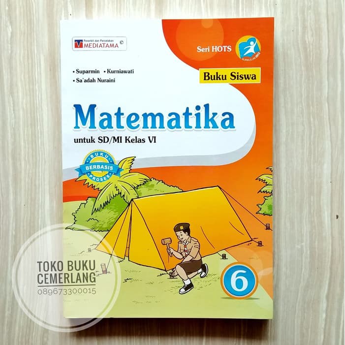 BUKU MATEMATIKA KELAS 6 SD KURIKULUM 2013 PENILAIAN PENERBIT MEDIATAMA BKIL_409