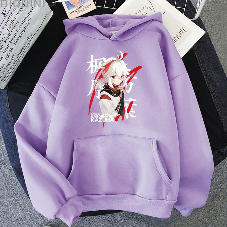 HOODIE PRIA WANITA KAEDEHAMA KAZUHA-HOODIE UNISEX TERLARIS