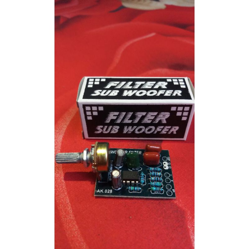 FILTER SUBWOFER XBR XX901 BASS BOSSTER