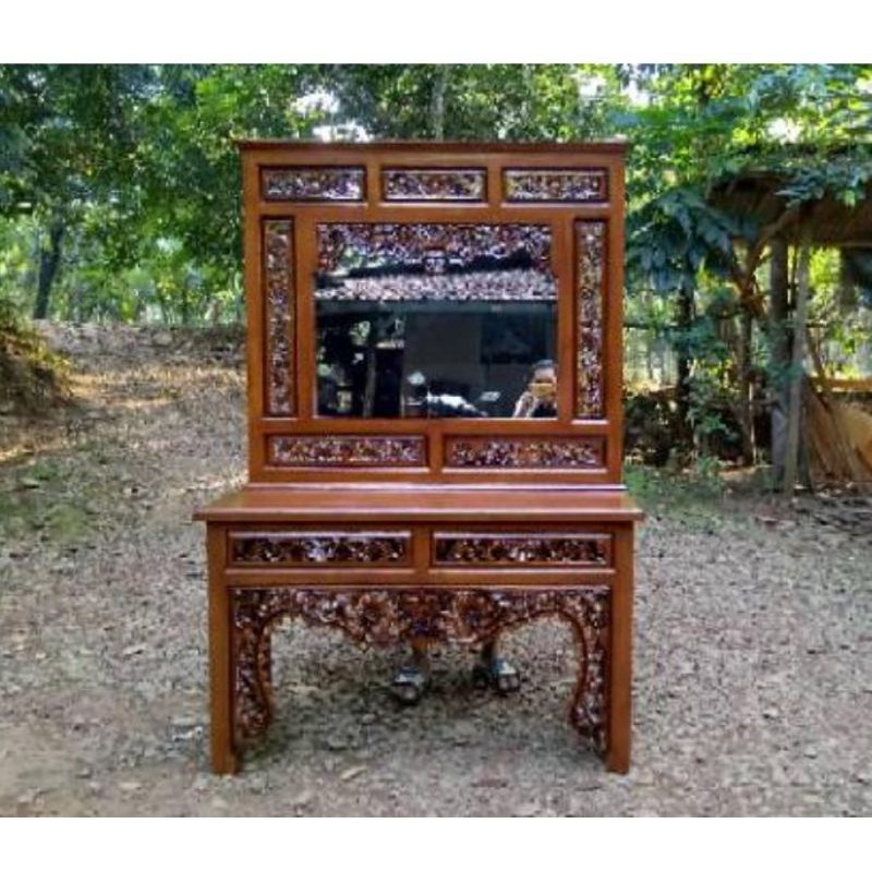 furniture mebel jati meja rias/tolet/meja rias/indoor furniture/kamar set