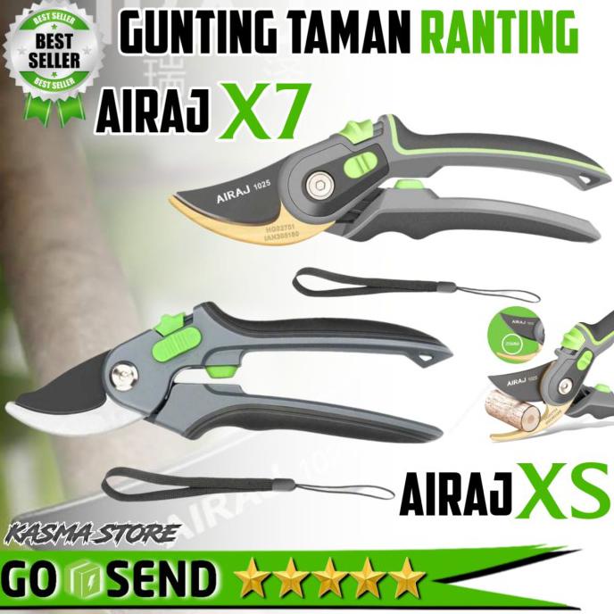 Gunting Dahan Ranting Pohon Kebun Bunga Rumput Taman Garden Pruning - Airaj X7