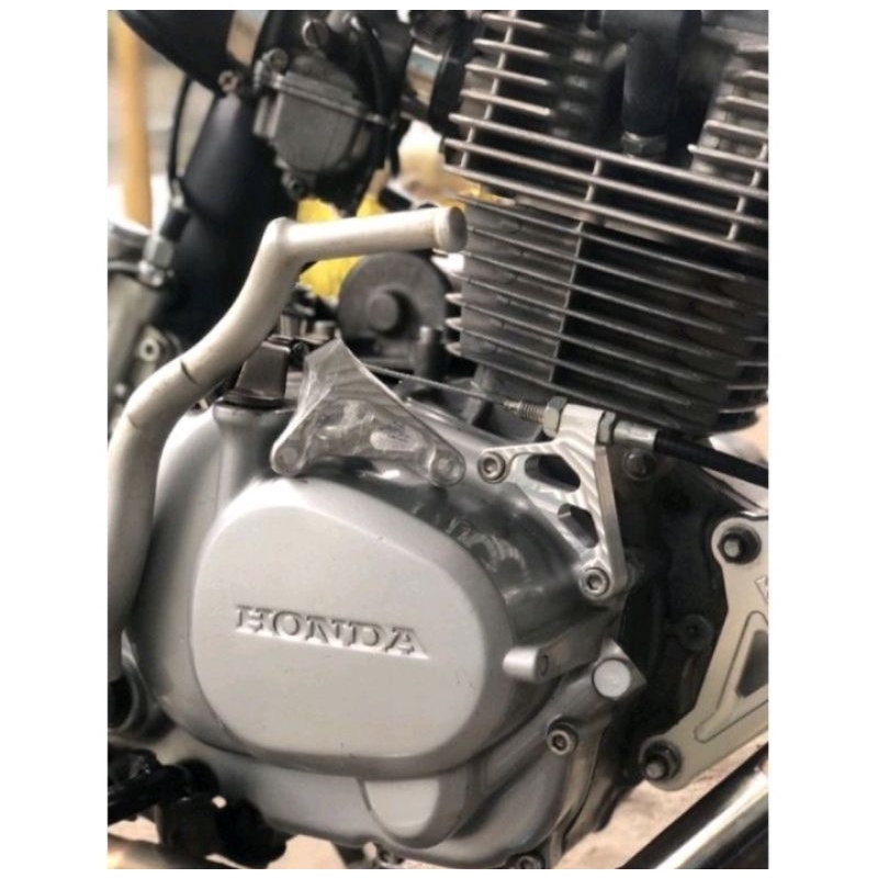 Breket pangkon dudukan master stut hidrolik stut kabel kopling almunium warna lengkap