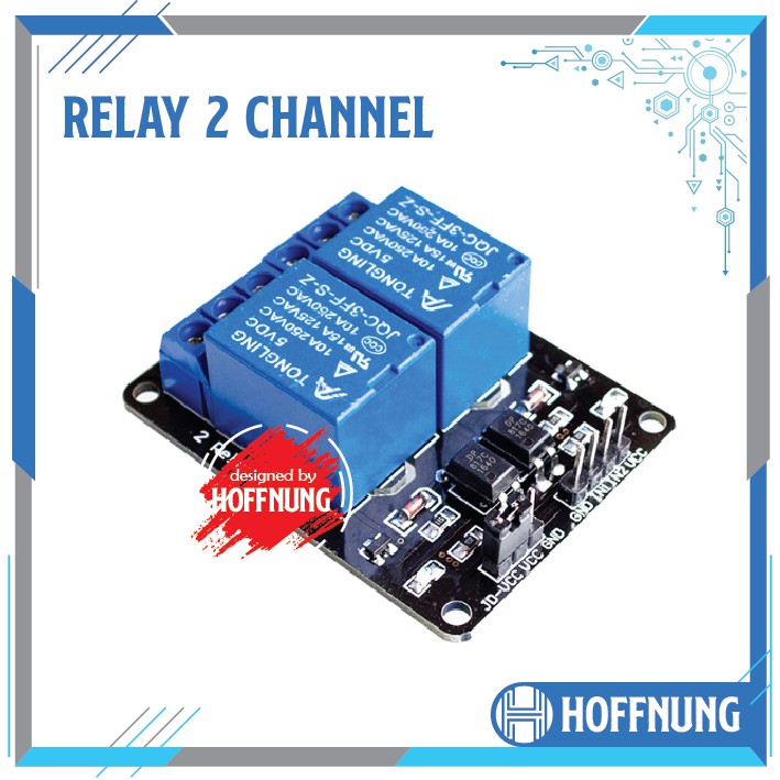 Modul Relay 2 Channel With Optocoupter