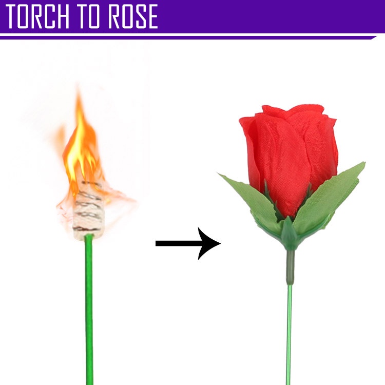 Alat Sulap Bunga Mawar Api Torch To Rose - TORCH ROSE