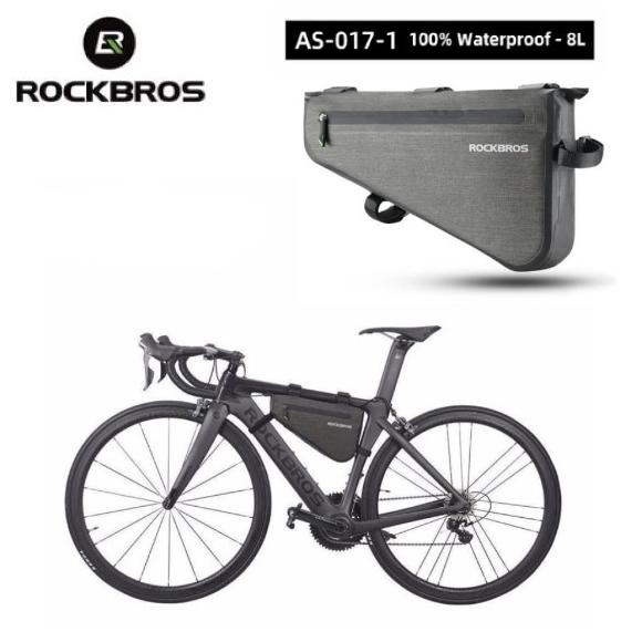 Rockbros Tas Sepeda Roadbike Tas Frame Sepeda Mtb Waterproof 8L